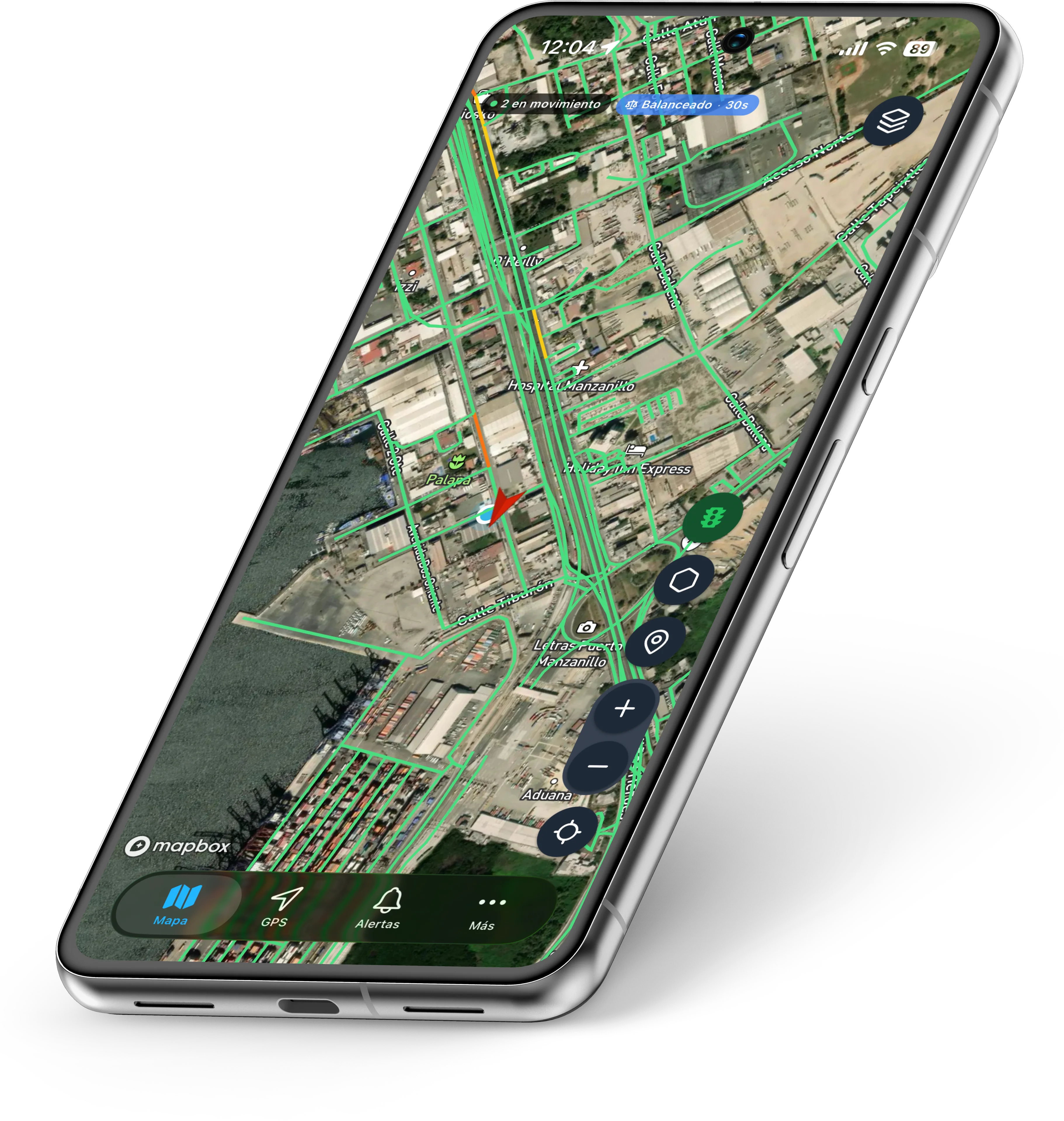 Atlántida app — pantalla principal